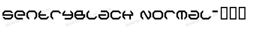 SentryBlack Normal字体转换